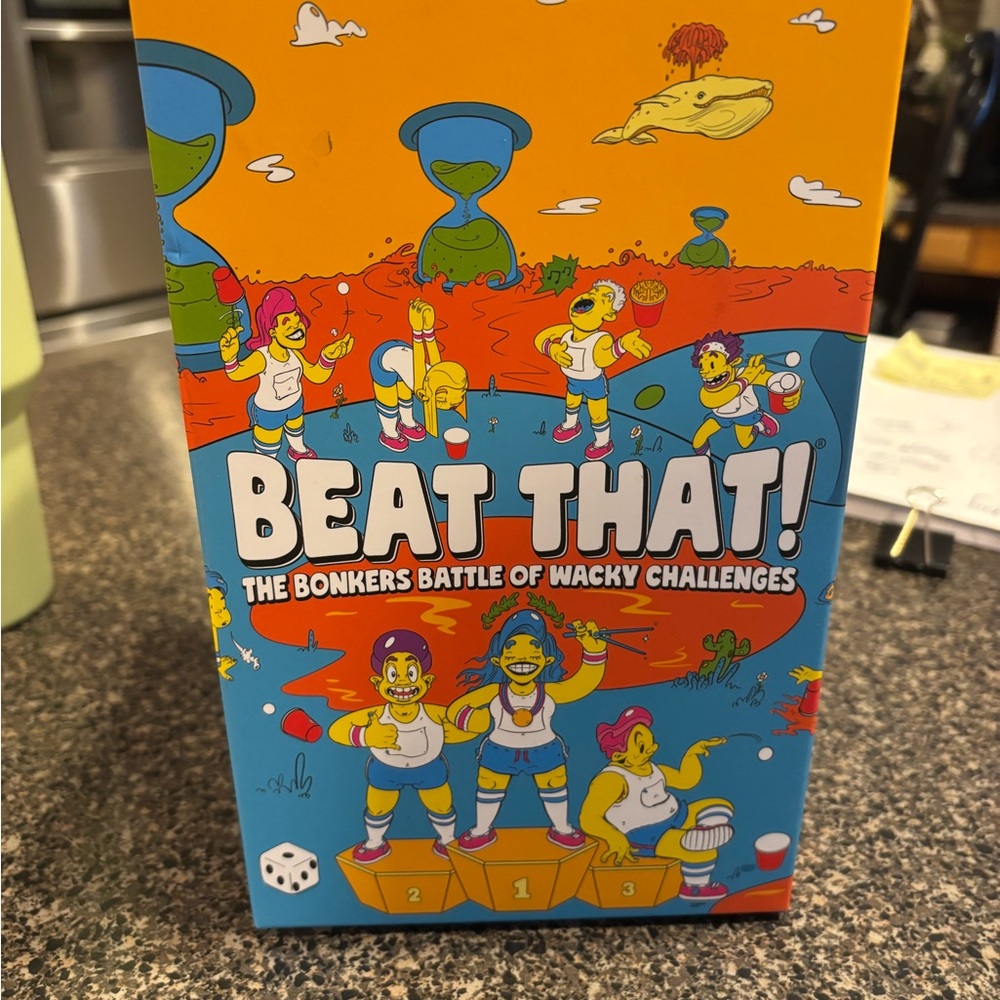 Beat That!  Battez CA! Board Game the Bonkers battle of wacky challenges